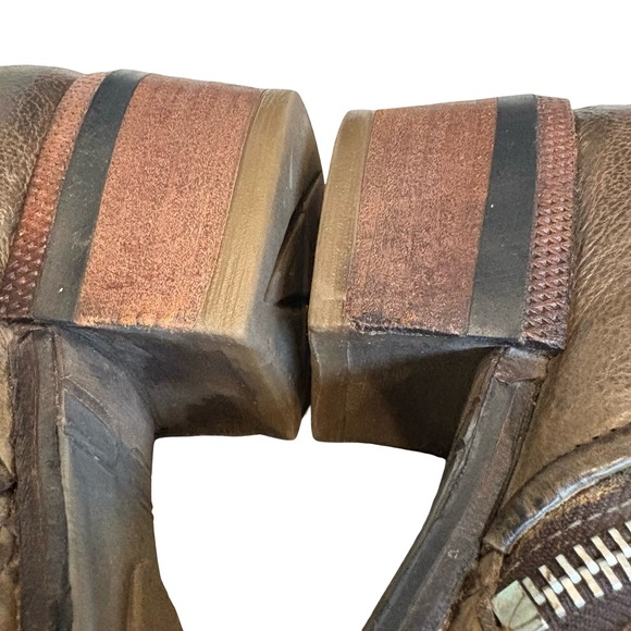 A.S. 98 Cadmus Distressed Leather Motorcycle Boot, Sz 41 - Picture 11 of 16